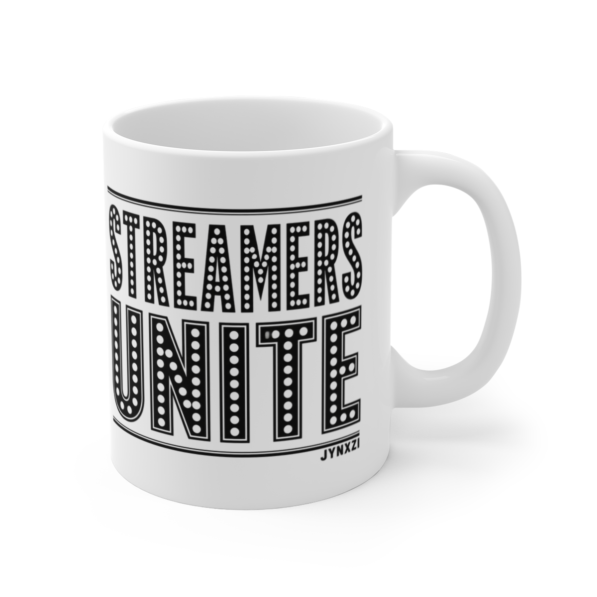Jynxzi "Streamers Unite" White Mug