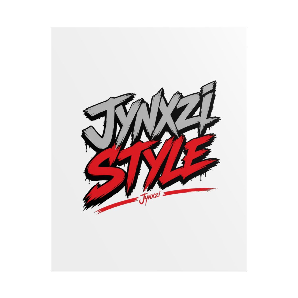 Jynxzi "JYNXZI STYLE" Poster - Official Posters & Wall Art merchandise