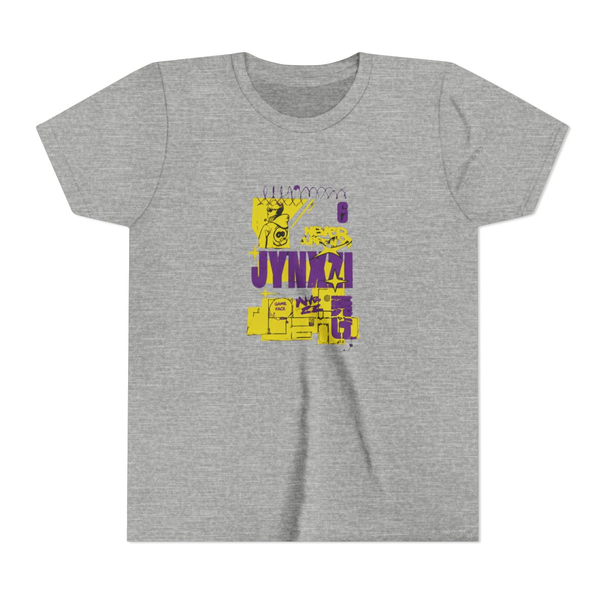 Jynxzi Softstyle Kids T Shirt - alternate angle 3, merchandise